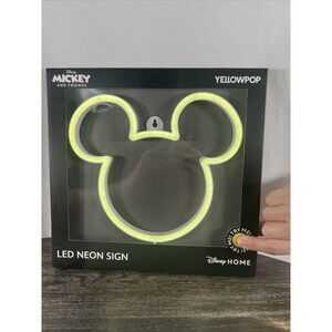 Disney Mickey And Friends Yellowpop LED Neon Sign NIB New IN Box Mickey